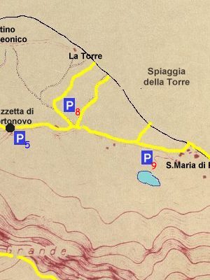 Portonovo: la spiaggia della Torre