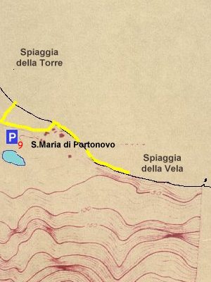 Portonovo: la Chiesetta di S.Maria e La Spiaggia della Vela  